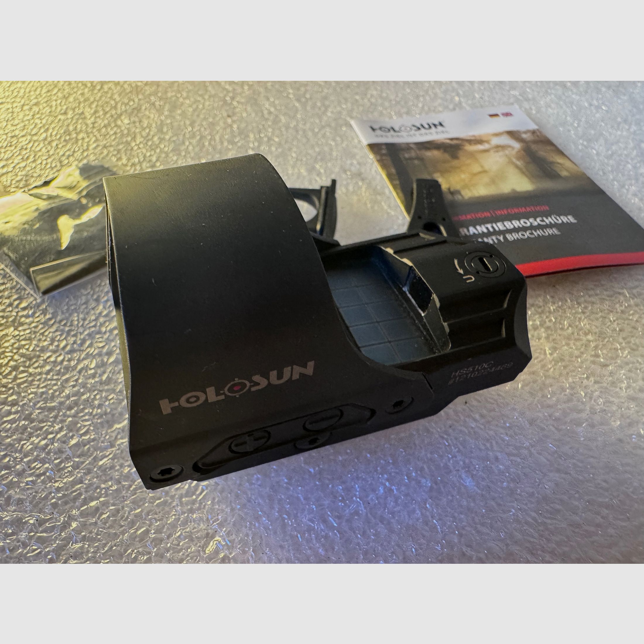 Holosun HS510C Red Dot – Originalverpackung & Zubehör