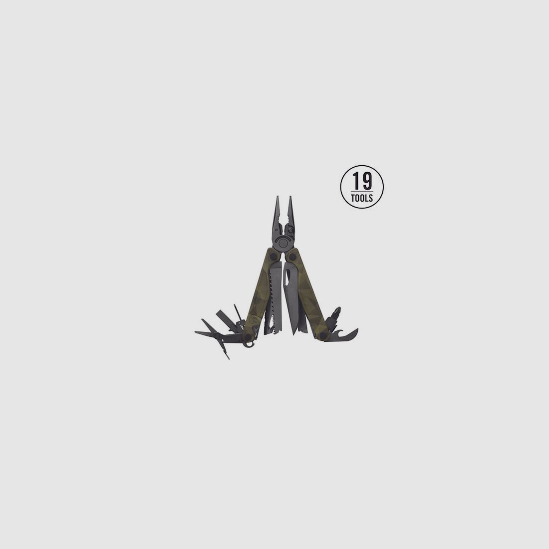 Leatherman – Charge Plus CAMO Forest / Holster Nylon Black, Bild 1 von 4