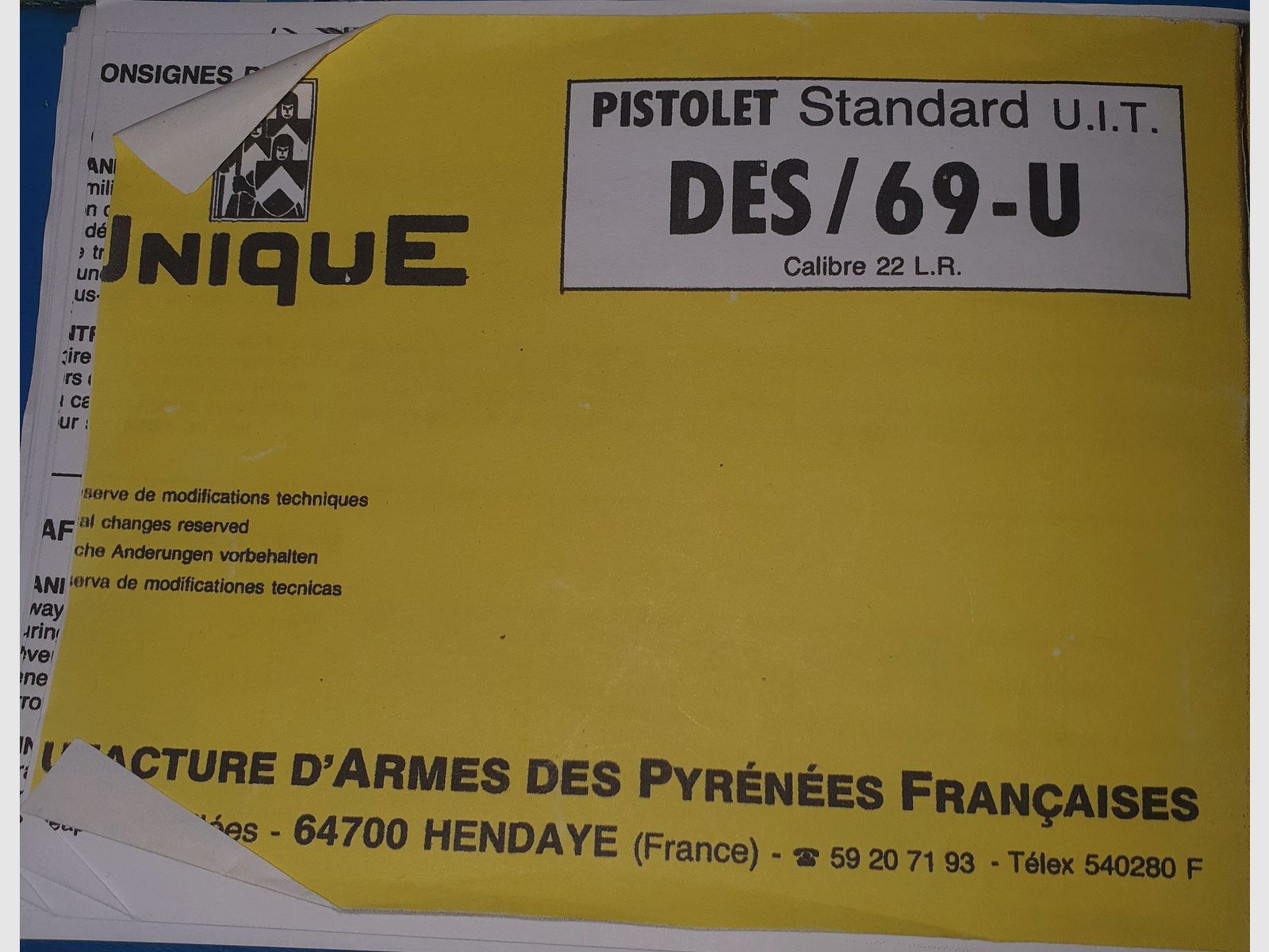 Unique DES 69 U