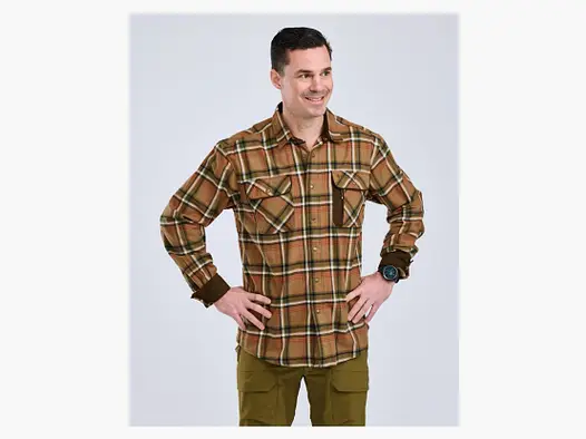 Pinewood Cornwall Shirt, dark sandstone