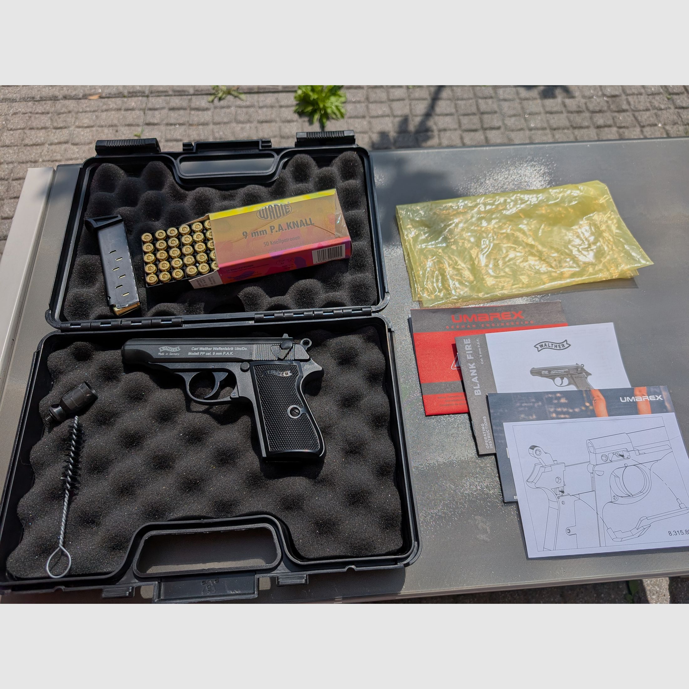 Walther Model PP cal. 9mm P.A.K. / top Zustand/ ungeschossen