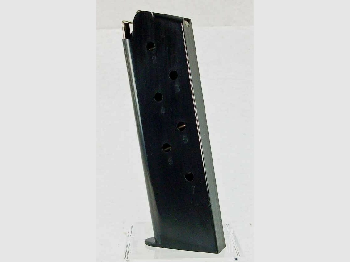 Mec Gar Pistolenmagazine Colt 1911 A1 Magazin Government 7 Schuss brüniert