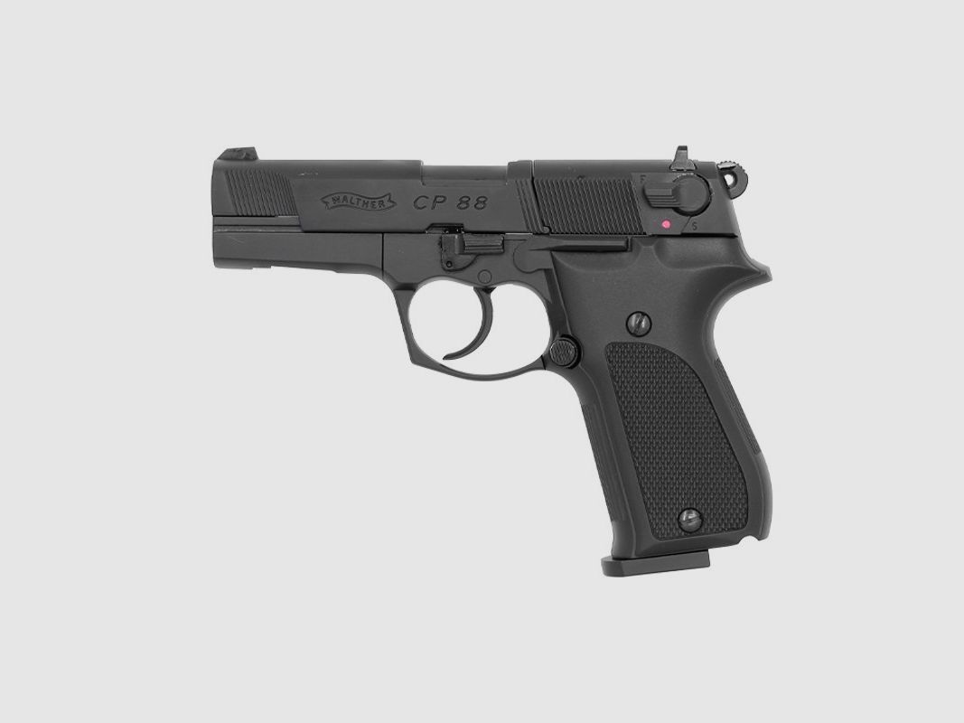 Pistolet CP88 3.5" Noir CO2 4.5mm Walther, image 1 sur 2