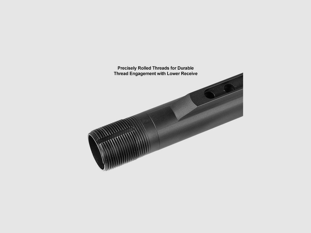 AR15 BUFFER TUBE 6 POSITIONEN SCHWARZ MIL-SPEC, Bild 3 von 3