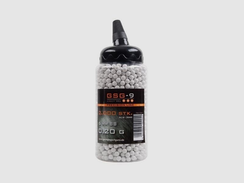 GSG-9 BB's 0,20 g Precision Line Softair-Kugeln - 2.000 Stk.