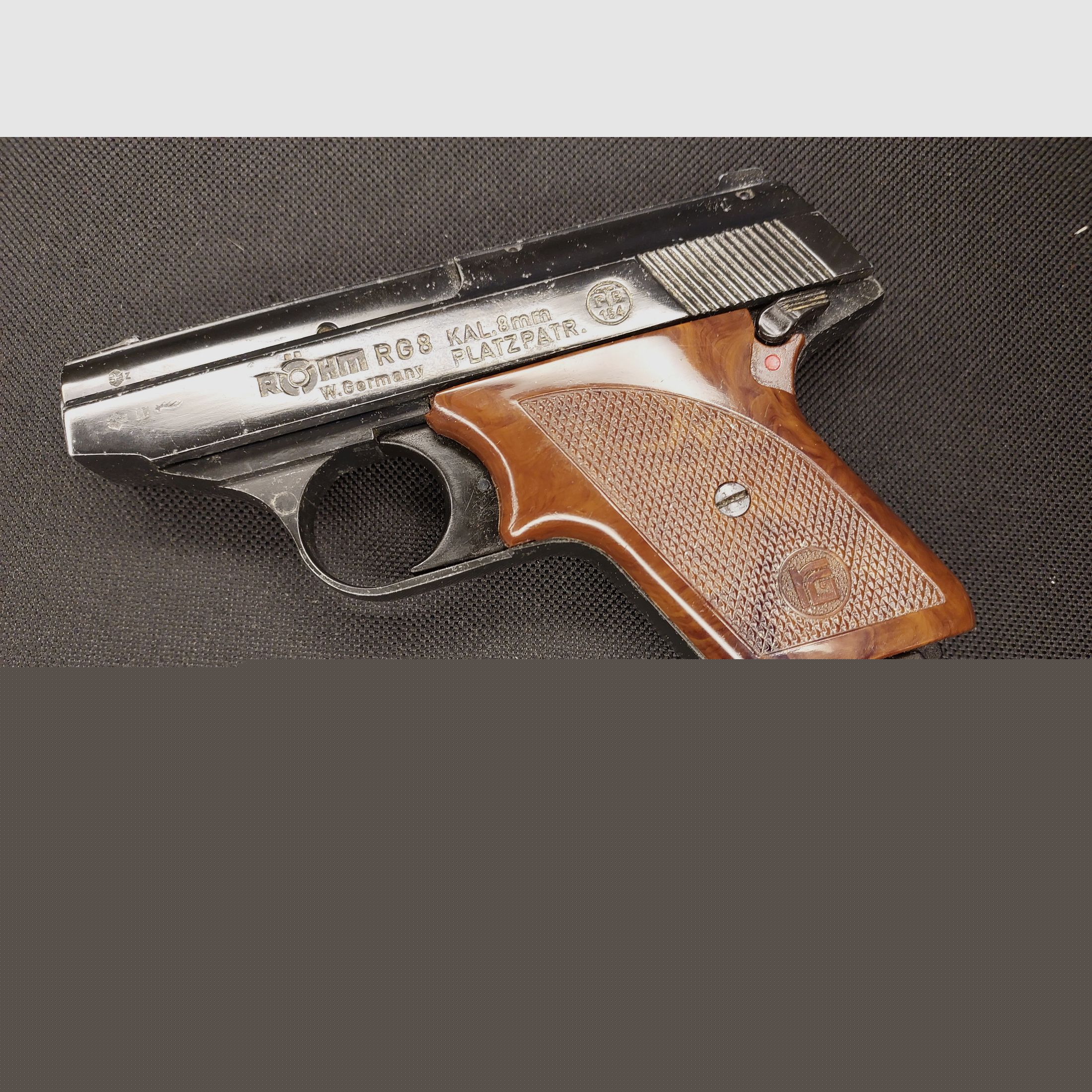 Röhm RG8 (RG 8) Schreckschuss Pistole Kal. 8mm (PTB 154)