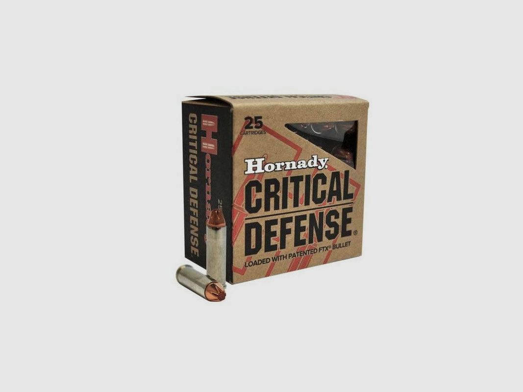 BOX MIT 20 PATRONEN HORNADY 40 S&W 165 GR FTX CD