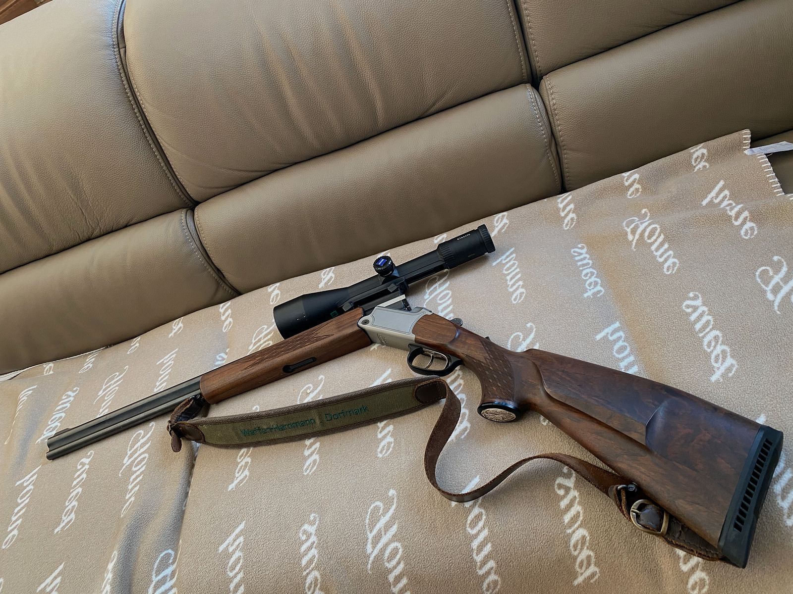 Blaser BBF 95 mit Einstecklauf und Zeiss Leuchtpunktvisier 
