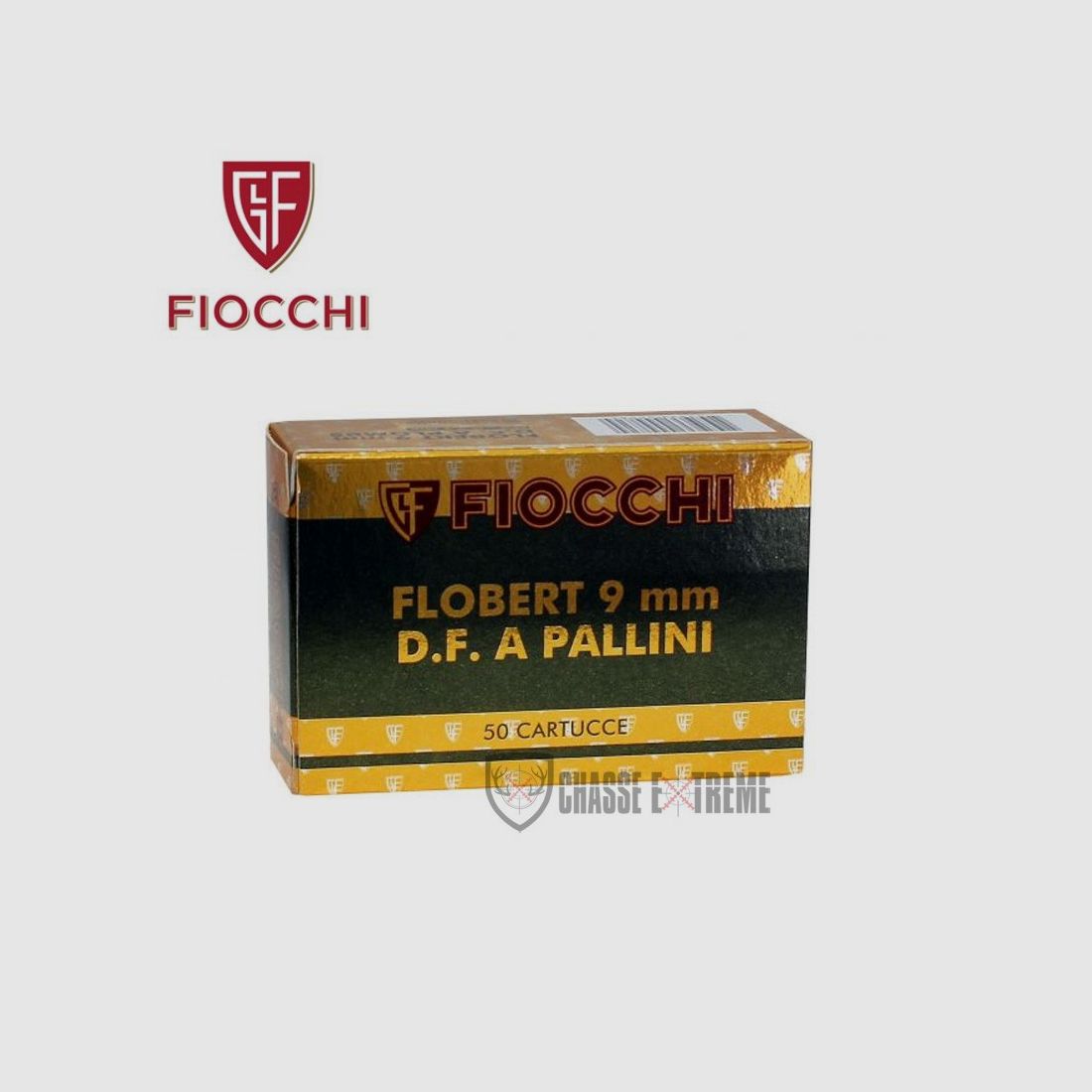50 Patronen FIOCCHI Kal. 9mm Flobert Pb 9