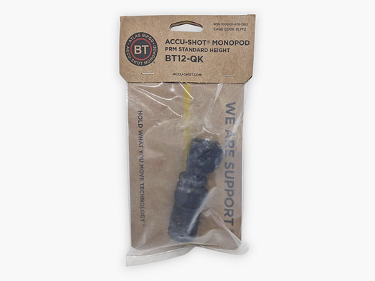 B&T Accu-Shot BT12-QK Precision Rail Monopod Picatinny Quick Knob Neuf OVP