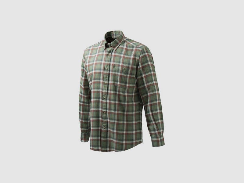 Beretta – Koszula Flanelowa w Kratę z Guzikami, zdjęcie 2 z 3