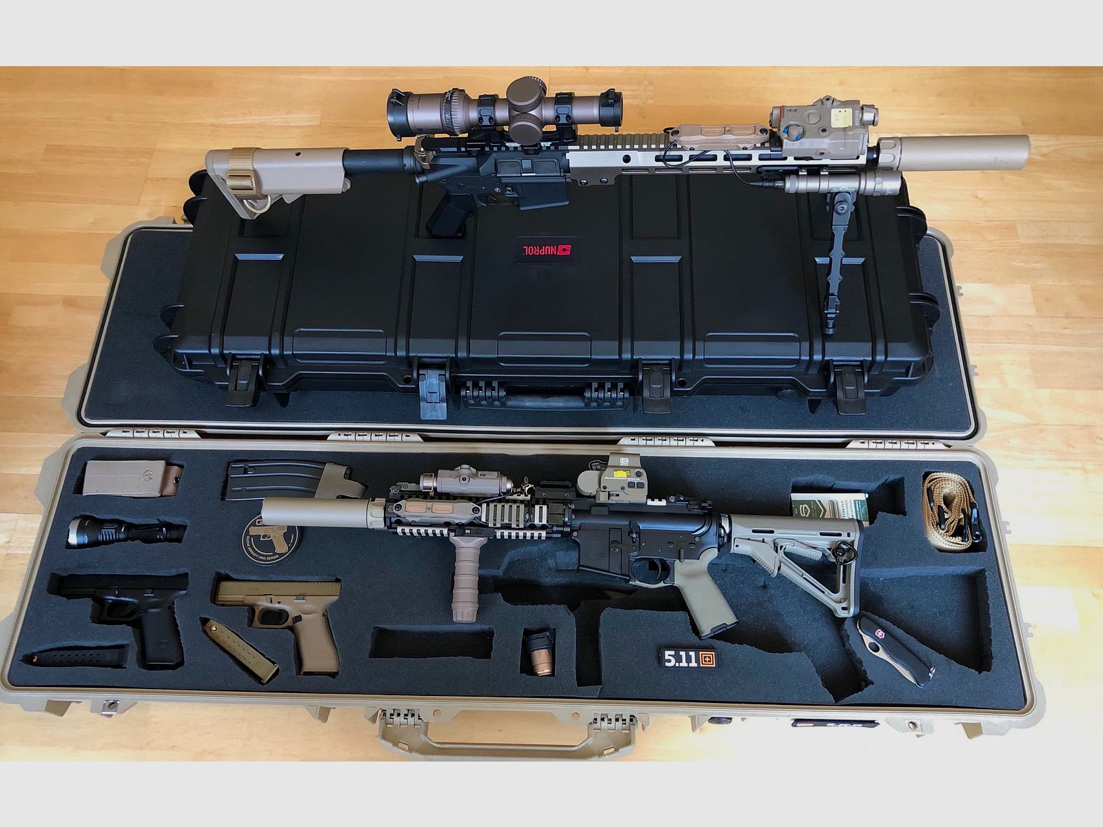 Tokyo Marui MK 18gbb und MK16 URGI AEG, Glock 19X