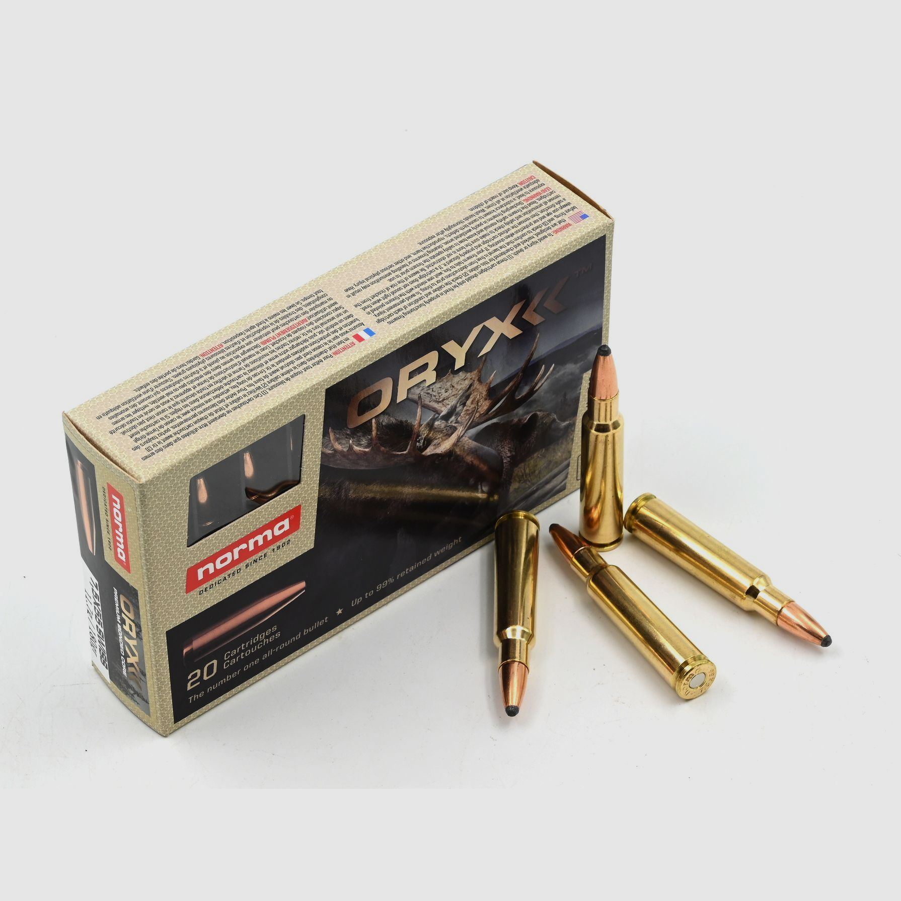 Norma, 7.5 x 55, Onyx 11.6g/180gr, 20 Stk.