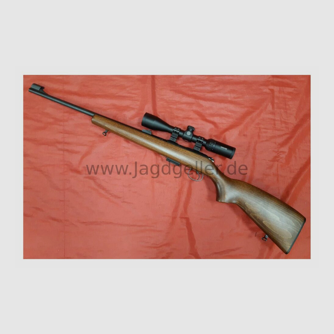 Fusil à répétition CZ ZKM 455 Standard. Cal. 17 HMR avec 3-9x40 Hawk .17HMR