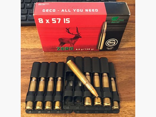 Geco Zero 8x57 IS 14 Patronen