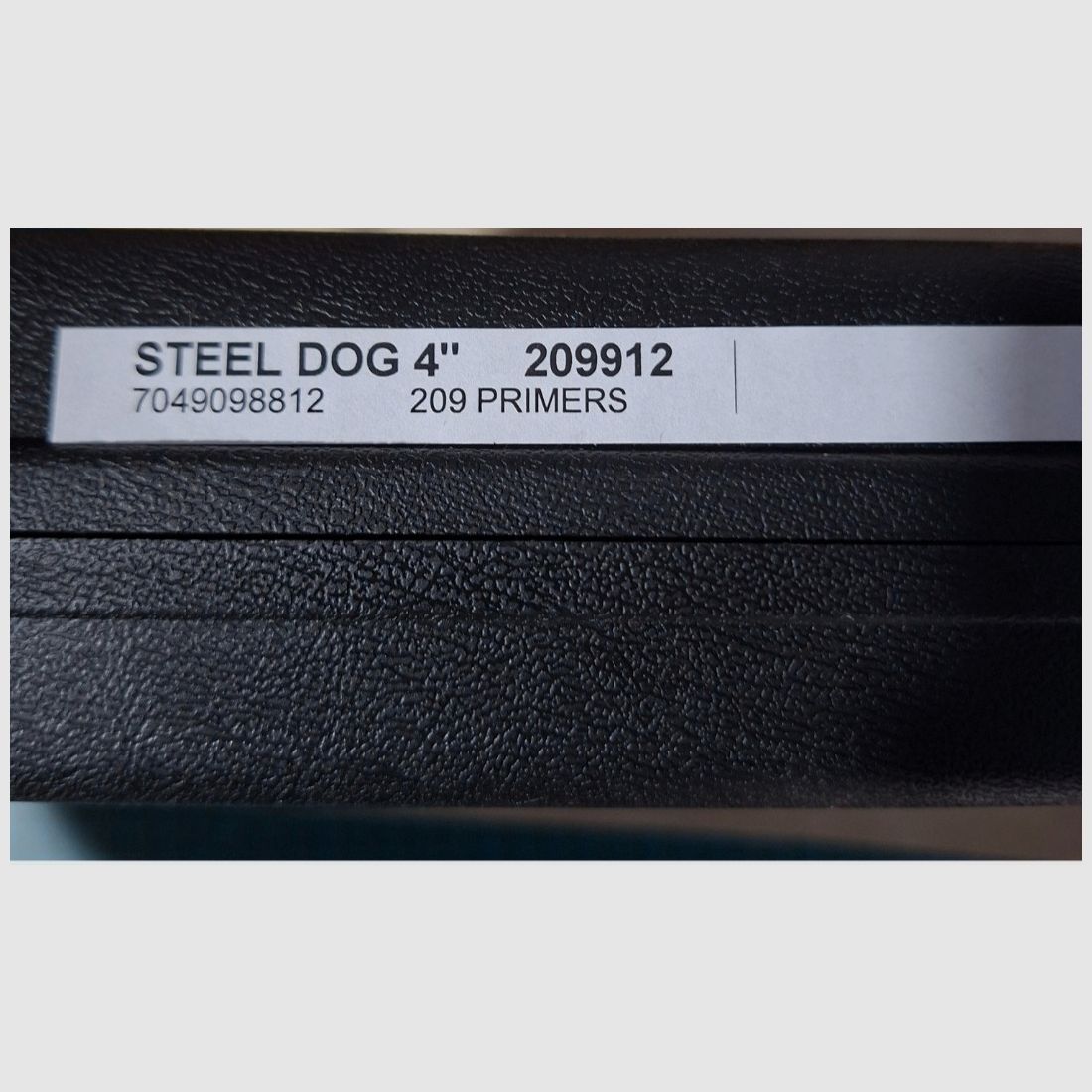  Steel Dog  4" Duty Tac Revolver 616, Type .209 Fiocchi Primers