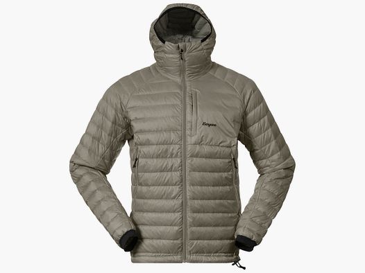Bergans Vaagaa Light Down Jacket Hood Uomini Verde Fango L