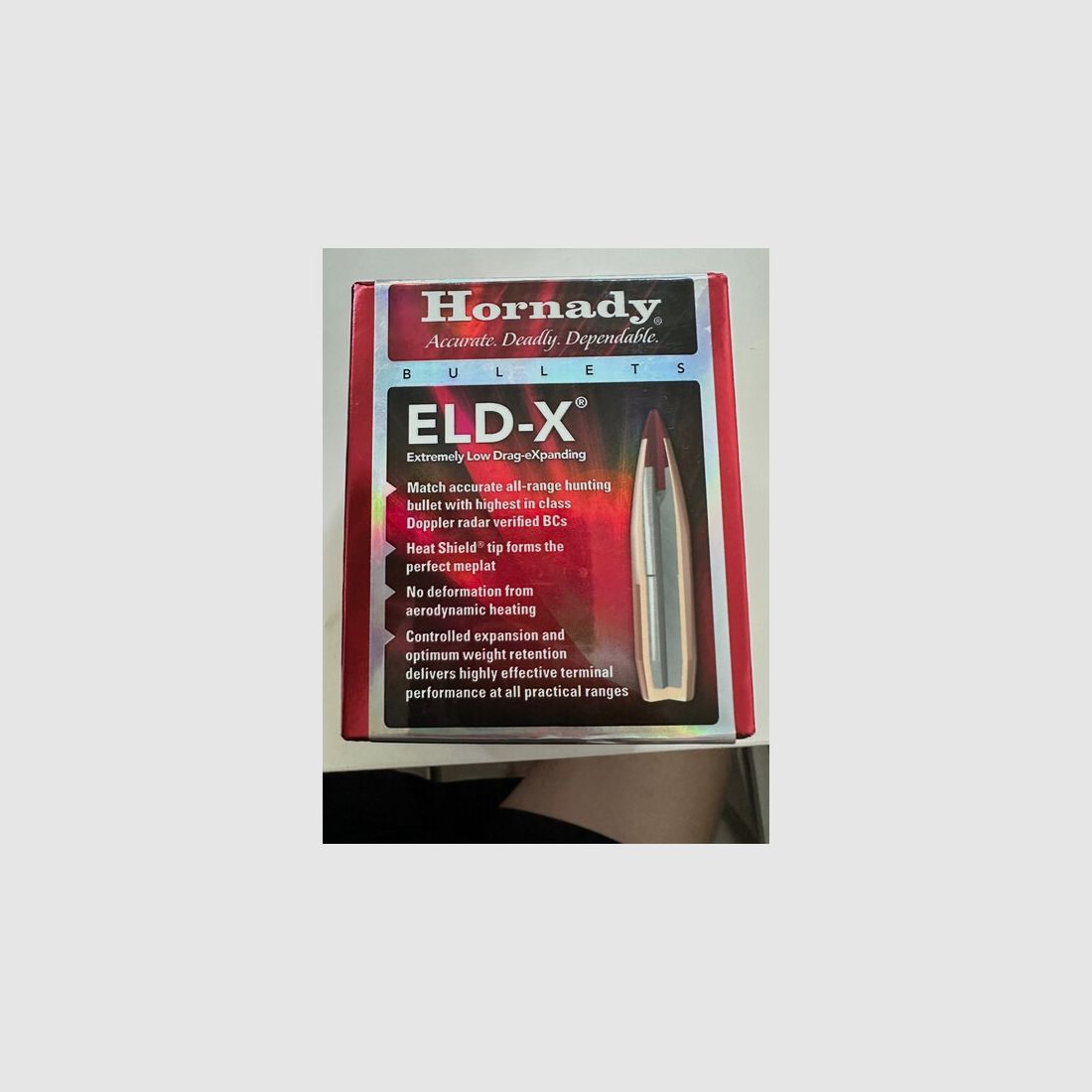 Hornady ELD-X 30 CAL .308 – 178gr – 100 Geschosse