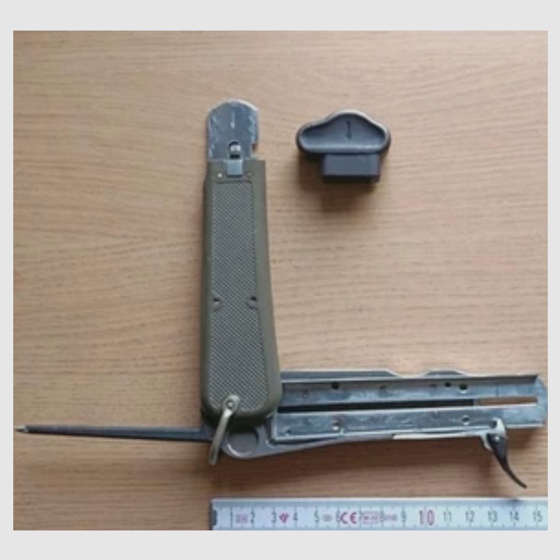 Fallschirmjäger, Kapp Messer der deutschen Bundeswehr, für deutsche Kunden, nur der Griff erhältlich