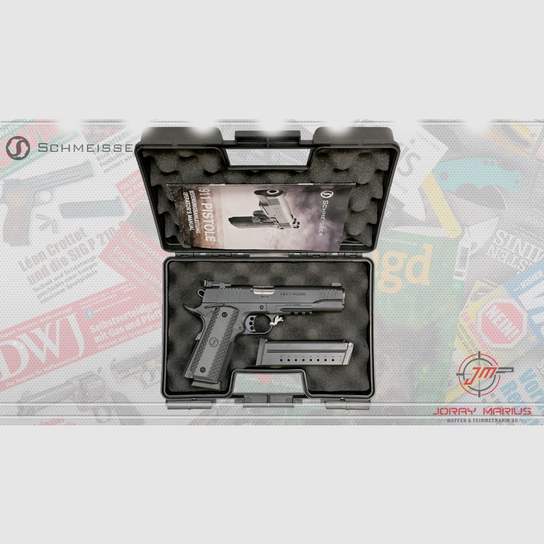 Schmeisser 1911 Hugo 9mm Para 5" Blu, immagine 2 di 2
