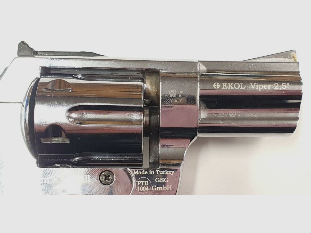 Ekol Schreckschussrevolver Ekol Viper 2,5'', 9mm R.K., chrom, gebraucht