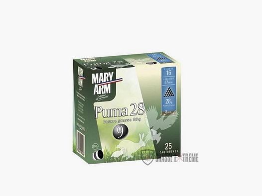 25 Cartucce MARY ARM PUMA 28G BJ Cal 16/67