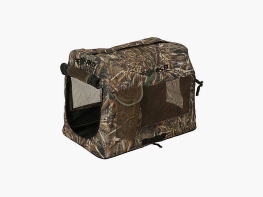 Faltbare Camo-Transportbox für Jagdhunde