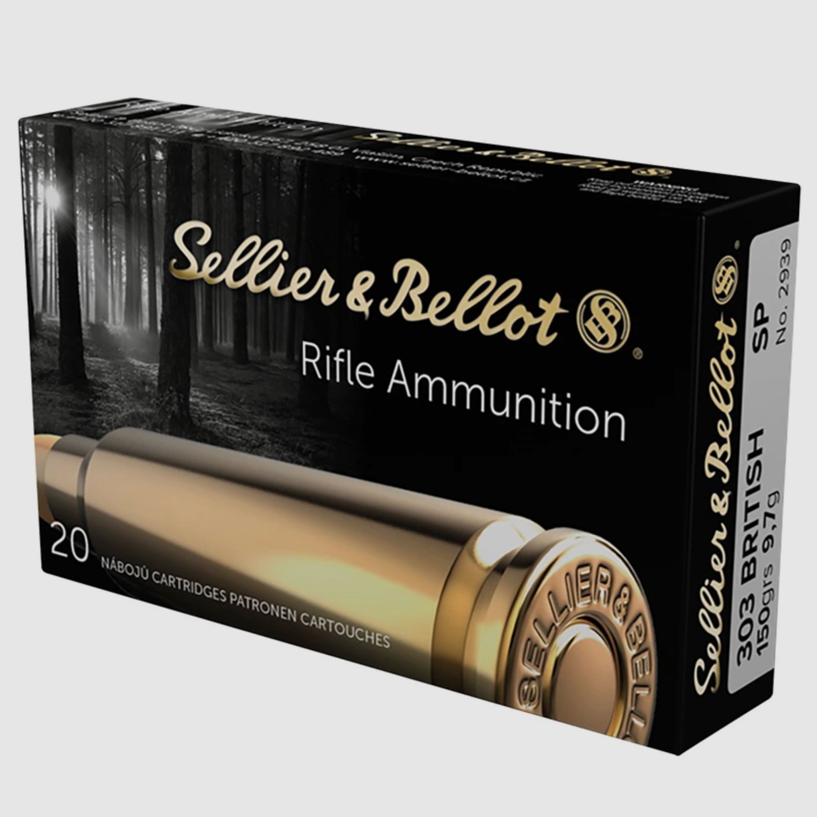 Sellier & Bellot 138301 .303 British 9,7g / 150grs. Büchsenpatronen