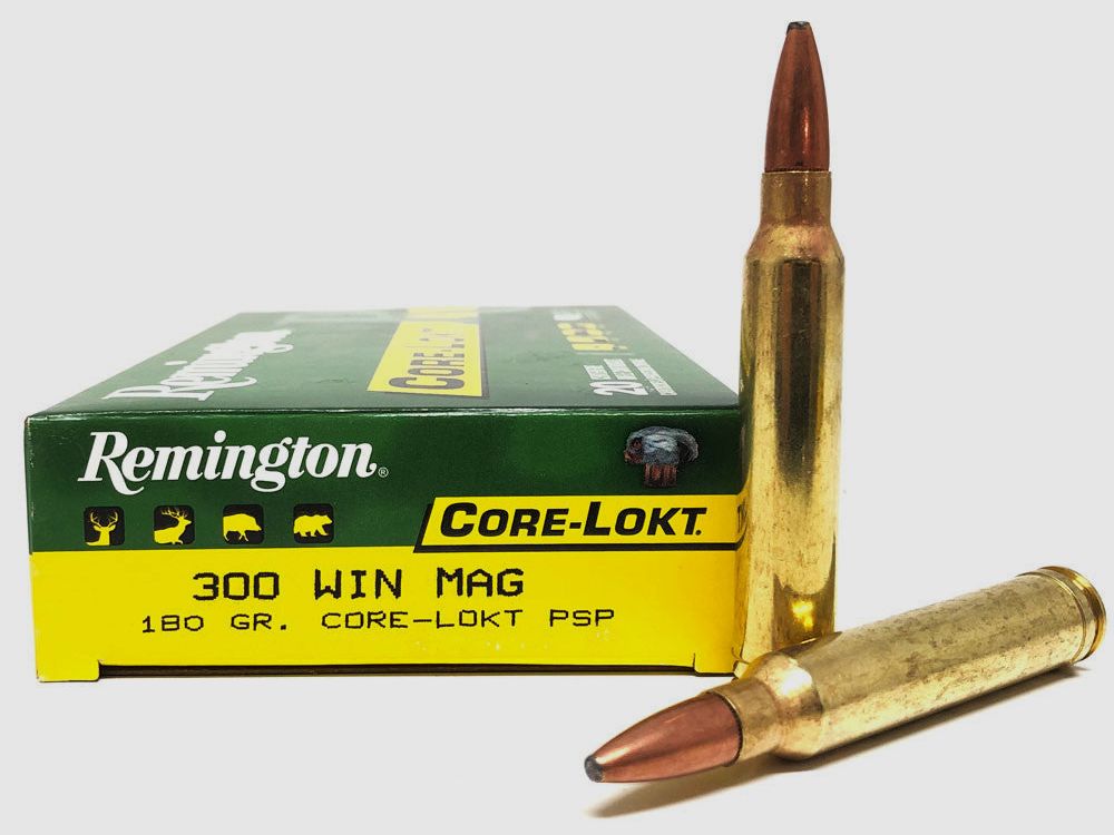 Remington Rifle Ammunition .300 Win. Mag. 11.70g Pointed Soft Point Core Lokt Core-Lokt
