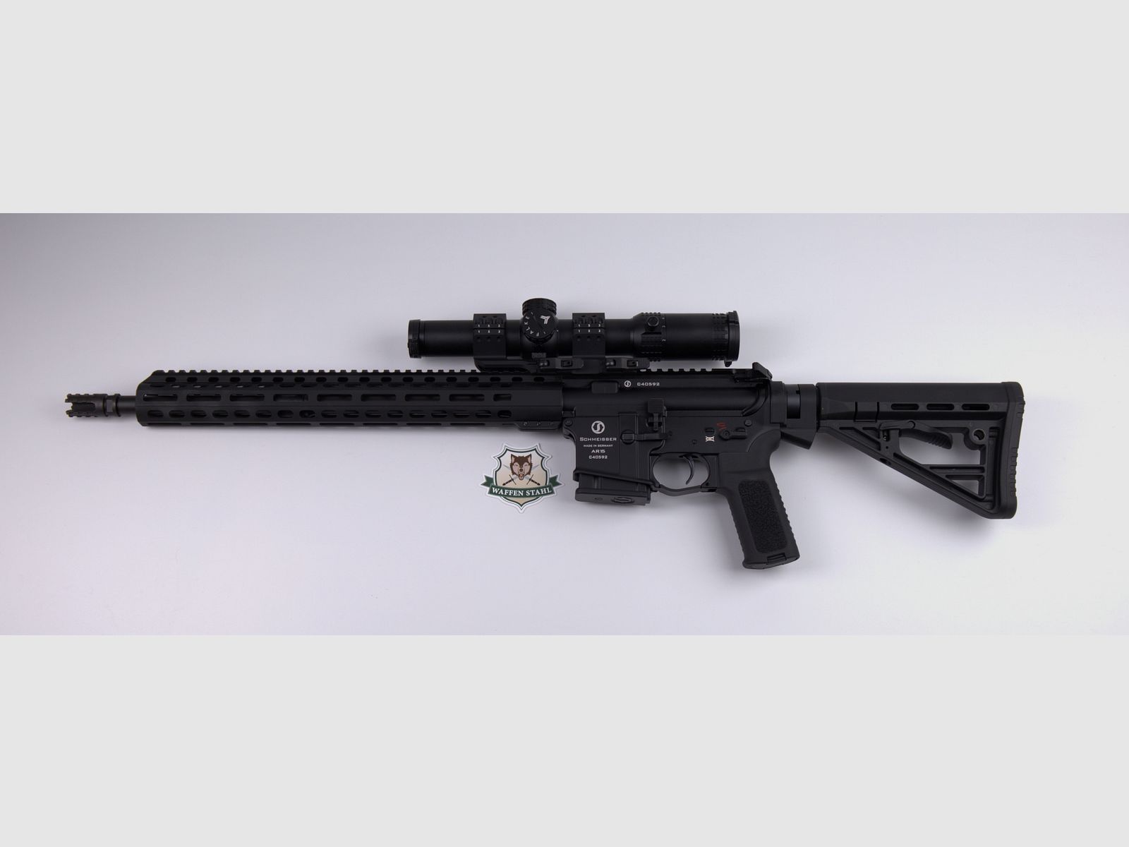 SCHMEISSER M5FL Mit Schmeisser QSM Montage Und ZF Falke 1-8X24 - UVP: 3385,00 €