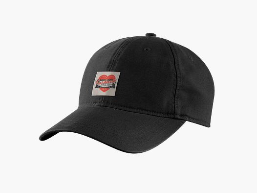 Casquette en toile Carhartt Heart Patch Femme Noire