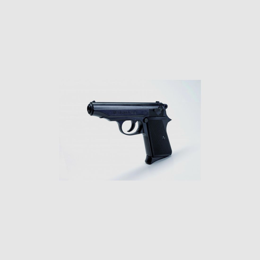 ME 9 Mod. Para, Kal. 9 mm P. A. Knall, schwarz brüniert