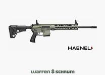 Haenel CR 223 oliwkowy / Długi osłon rękojeści / Spust meczowy