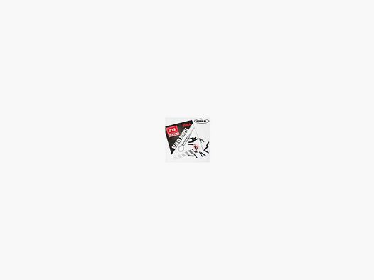 Einfache Hüllen Powerline Schwarz Nickel 0,6 mm (x30)