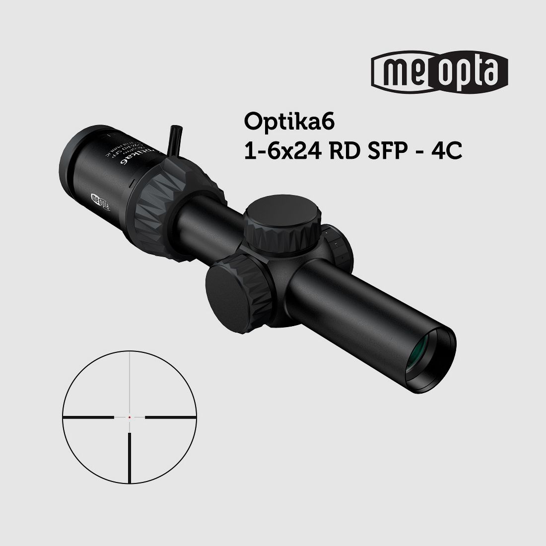 Meopta – Lunette MeoPro Optika6 – 1-6×24 SFP – RD 4C