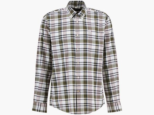 Barbour Hemd Hunwick Regular Fit, Olive