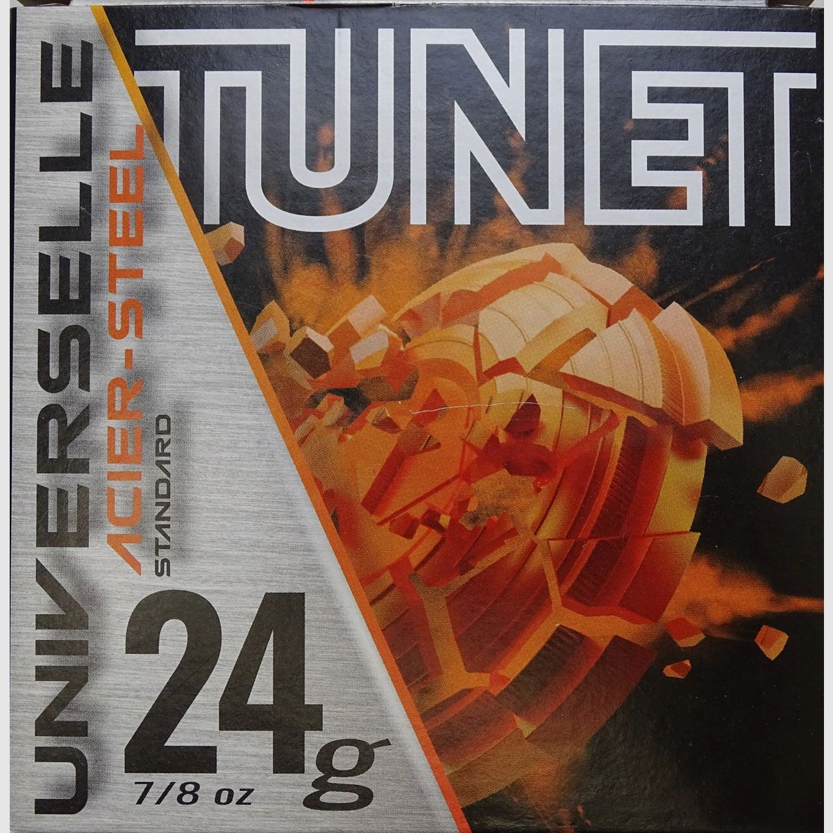 Tunet 12/70 Stahl Schrot 24g - 1000 Schuss