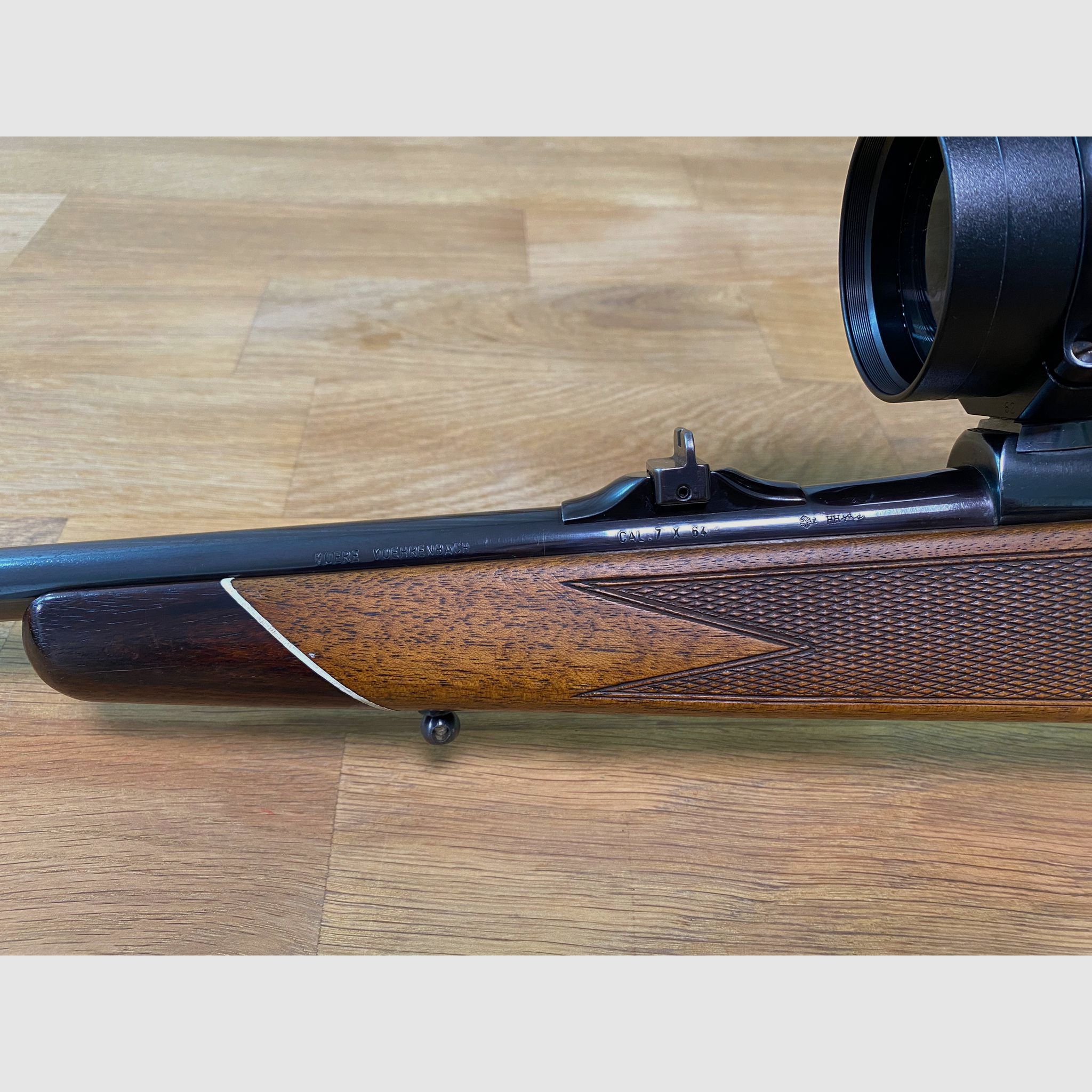 Voere Titan II bolt-action rifle caliber 7x64 with Swarovski Habicht 8x56 scope, immagine 11 di 12