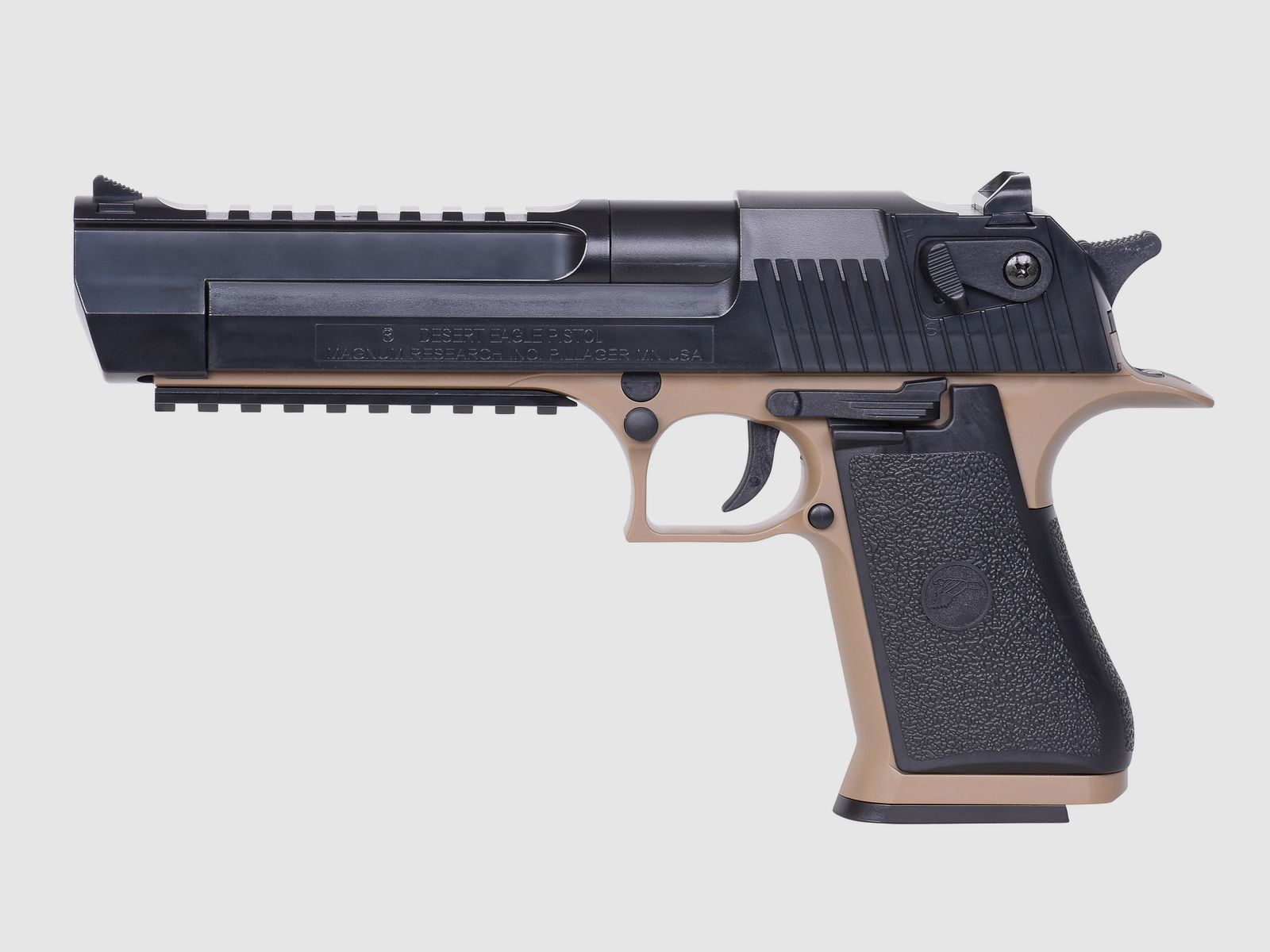 Desert Eagle .50AE Bicolor 6mm - Airsoft Spring Pressure < 0.5 Joule