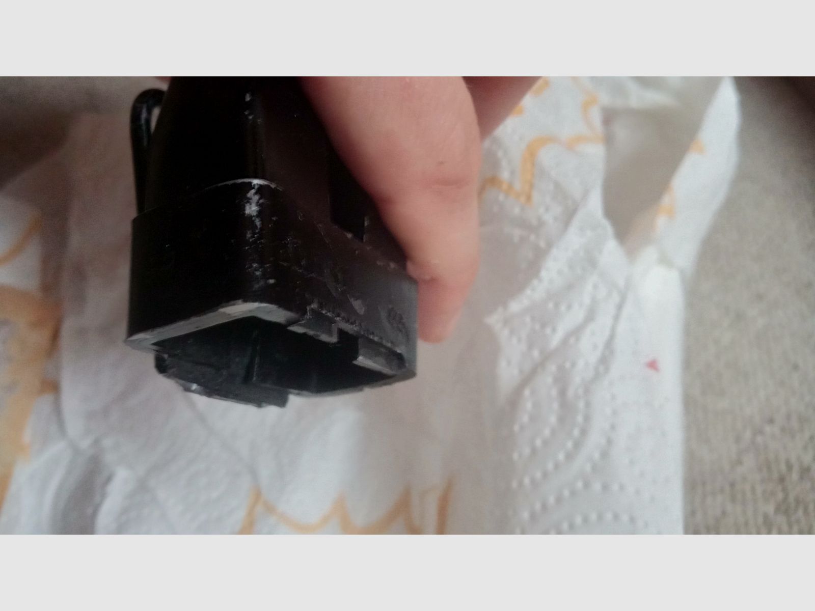 AKS-74 ruso AKS-74u culata esquelética / AK Krinkov culata plegable probablemente Tula (dañada)