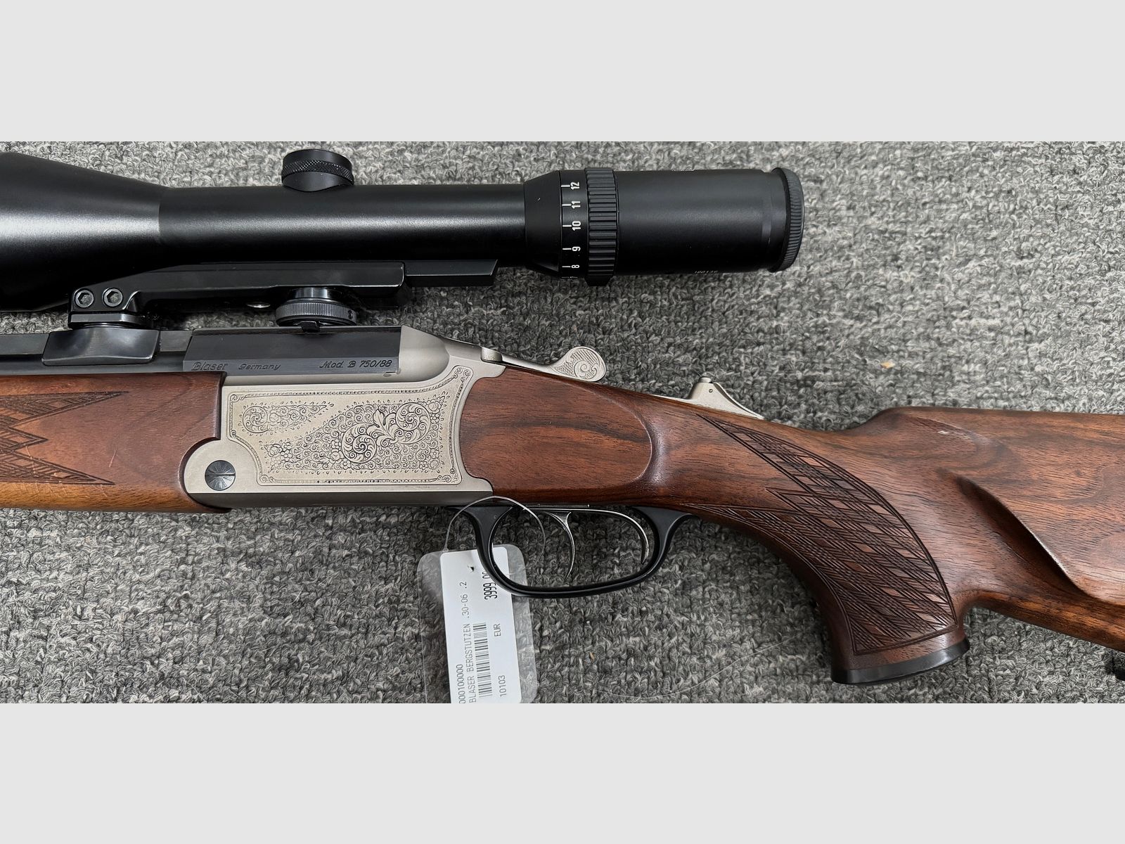 Blaser Bergstutzen B750/88 .30-06 & .222Rem inkl. S&B 3-12x50