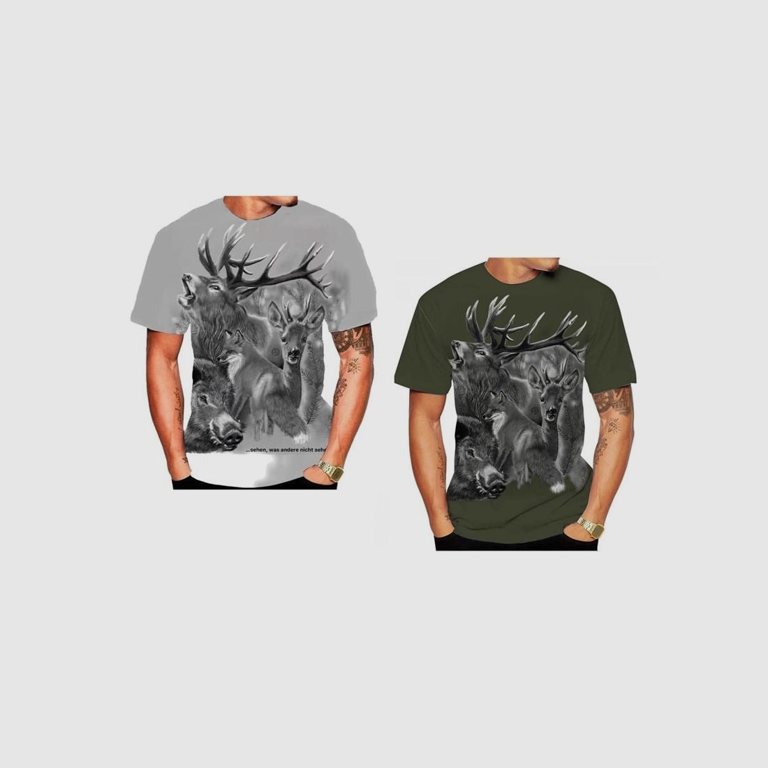 Dual optics T-shirt Wild