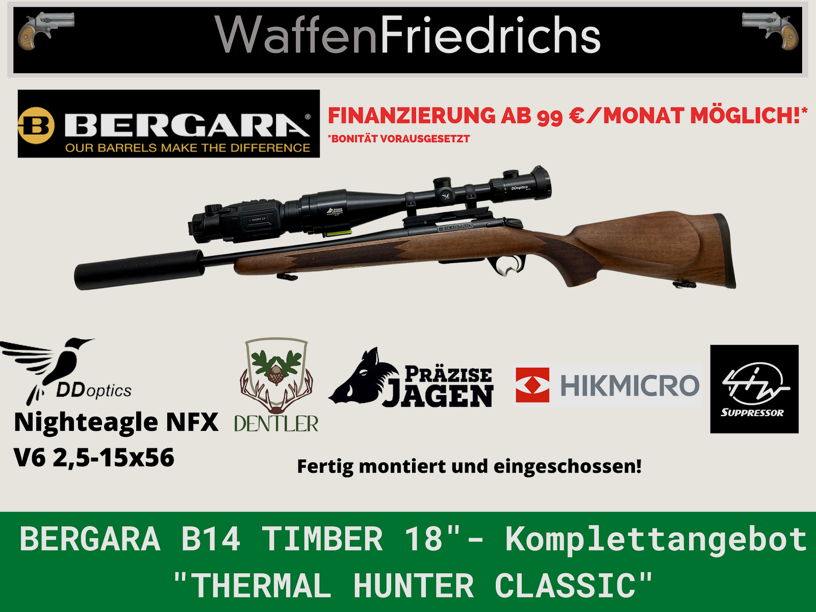 Bergara B14 Timber | Thermal Classic Hunter Offerta Completa - WaffenFriedrichs