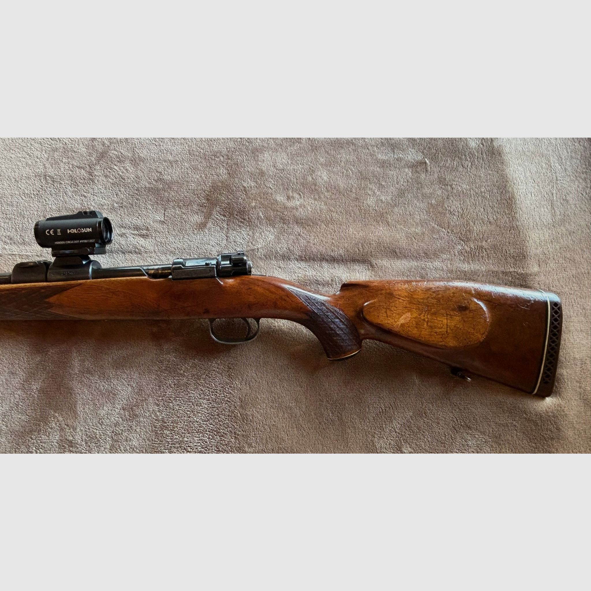 Mauser 98 Drückjagd/Nachsuche 7x64 Aimpoint Holosun Tolle Kombi Rarität!