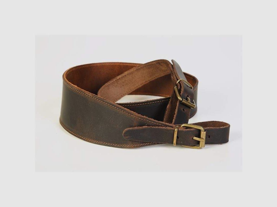 Vintage leren geweerriem Buffetteria Spadoni