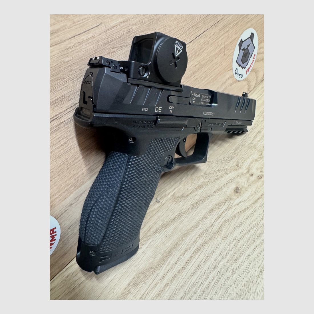 PISTOLE WALTHER PDP FS 4,5 ZOLL 9X19 GEBRAUCHT, Bild 6 von 9