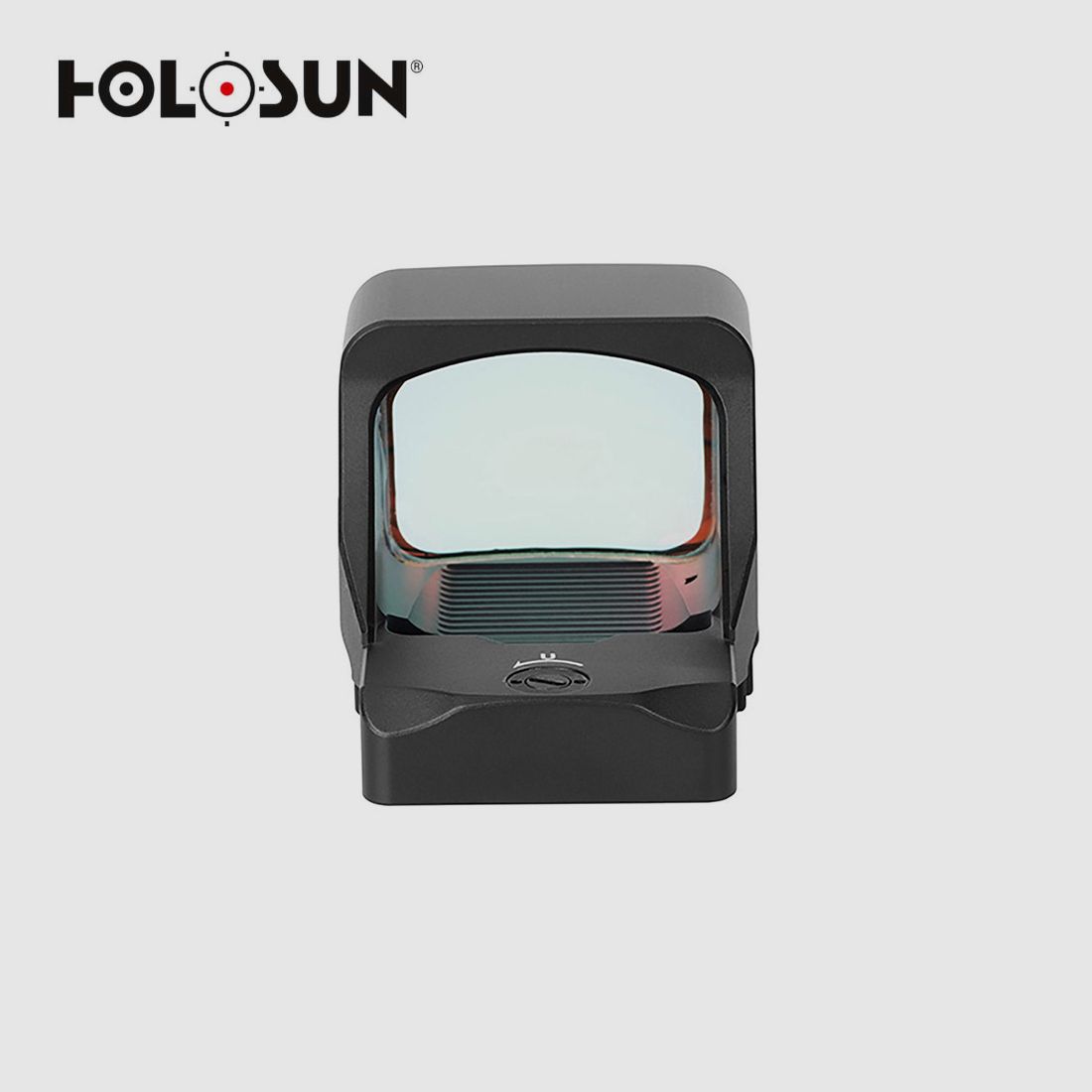 HOLOSUN HS507COMP Offenes Reflex Rotpunktvisier + wechselbarem 2MOA Punkt, 8/20/32MOA Kreis Absehen, schwarz, Jagd, Sportschießen Softair, tactical mini