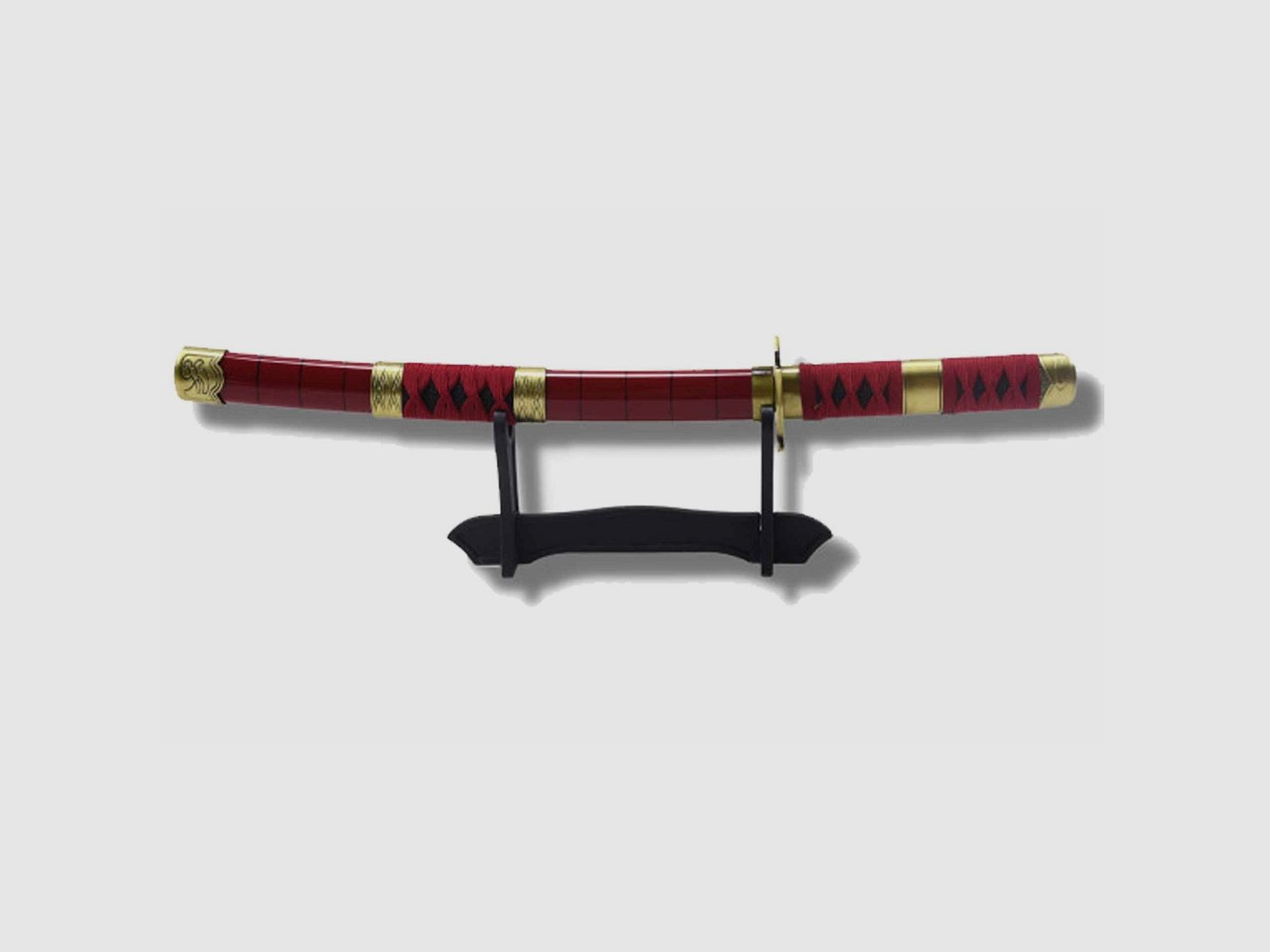 Mini Katana Rot und Gold