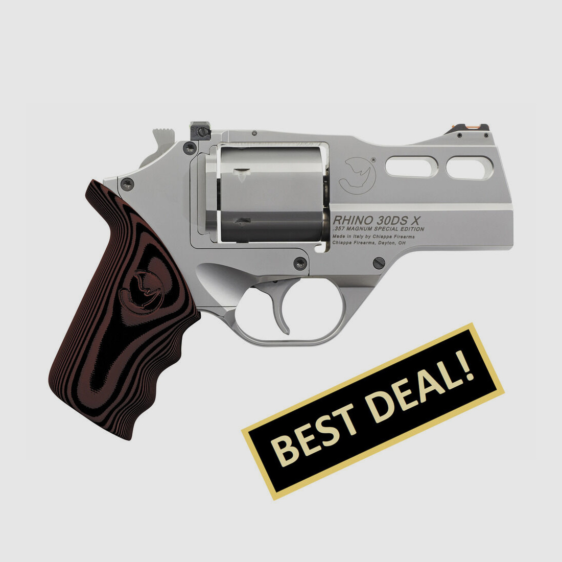 Chiappa Rhino 30 DS X -Stal nierdzewna .357 Mag.