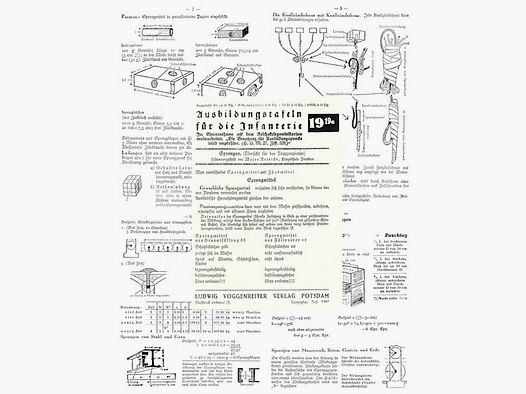 Nachdruck Taschenkarte Wehrmacht 19/19a „Sprengen“